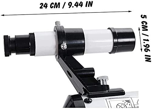 Telescopio astronómico refractor para principiantes con trípode miniatura 6