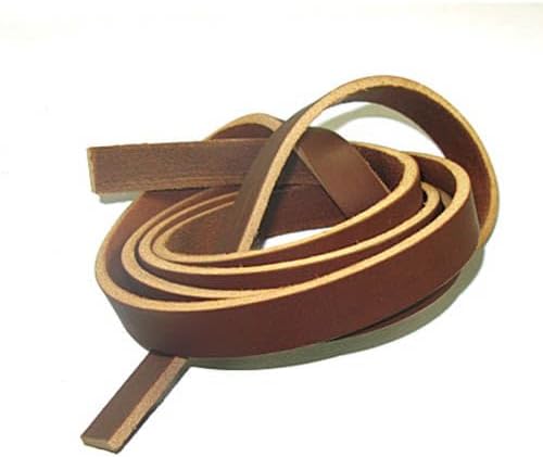 Solid Latigo Leather Strip 9-11oz 72" Long Strap - 3 Colors (Black, 2")