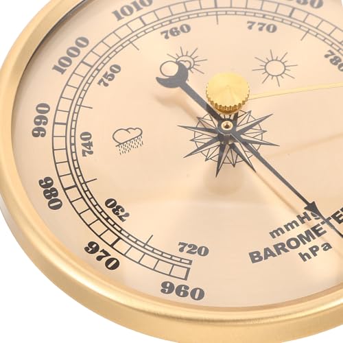 Barómetro Luxshiny regulable para solucionar lecturas climáticas erróneas en el hogar 2