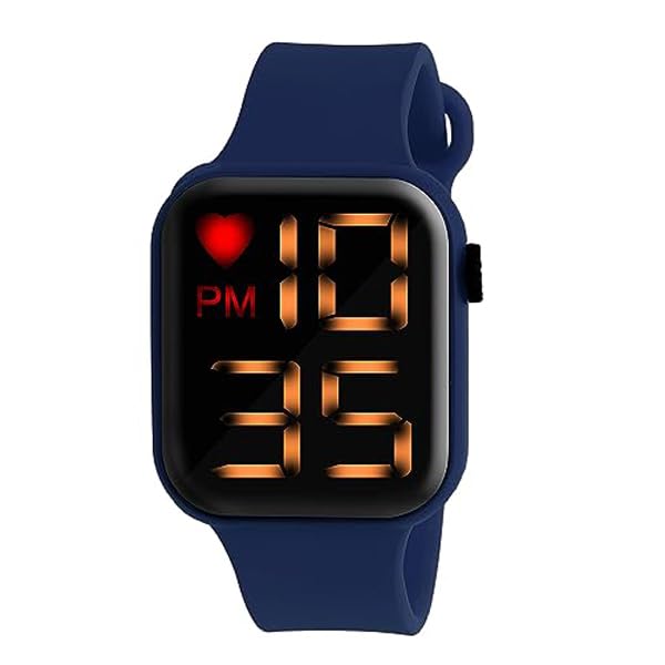 Star Bron Watches New Generation Digital Square Dial Unisex Glowing LED Watch for Boys, Girls & Kids (Blue) (B0CF9YJ18S) Amazon Price History, Amazon Price Tracker