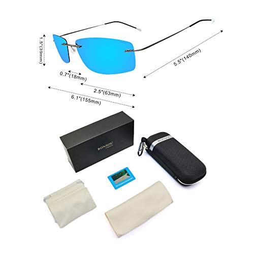 RONSOU Occhiali da Sole Polarizzati Moda Ultra