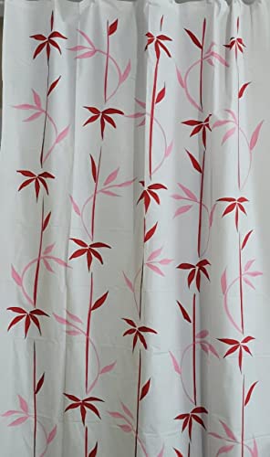 Image of Feelings Shower Curtain PVC Waterproof Curtain for Shower 7 Feet with 8 Hook - 54 x 84 Inch Printed Shower Curtain (Pattern - I)