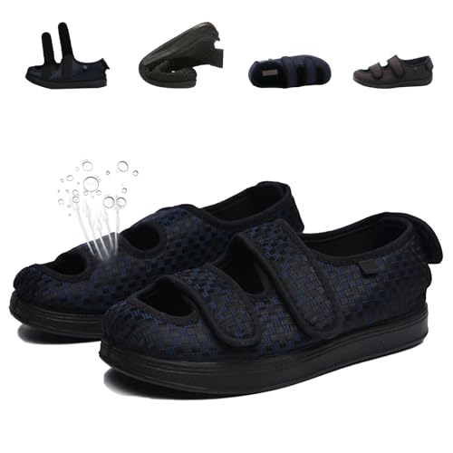 Diabetic Sandals Extra Wide, Women's Non Slip Wide Width Shoes Comfy Indoor Outdoor House Shoes for Elderly Women Swollen