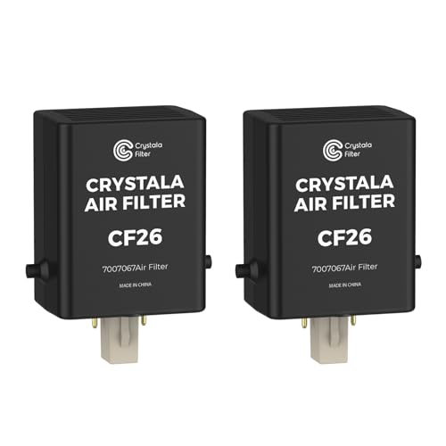 Crystala Filters Replacement For Sub-Zero Refrigerator Air Purification Cartridge 7042798 7007076 7007067 Air Filter (Pack of 2)