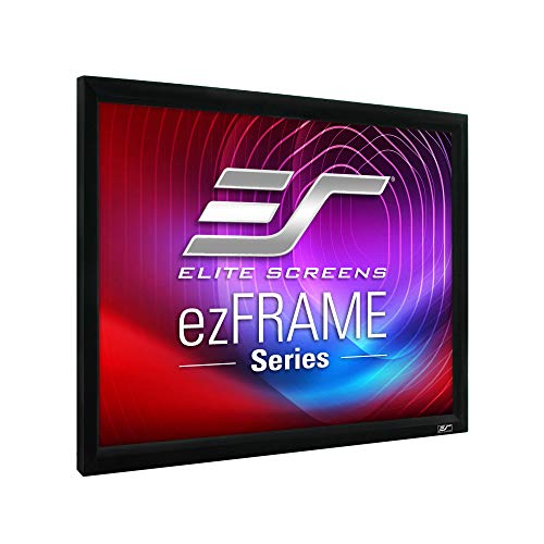 Image of Elite Screens ezFrame Series, 84-inch Diagonal 4:3, Fixed Frame Home Theater Projection Projector Screen, Model: R84WV1