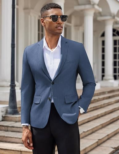 COOFANDY Mens Casual Blazer Slim Fit Suit Jacket Two Button Lightweight Sport Coat2