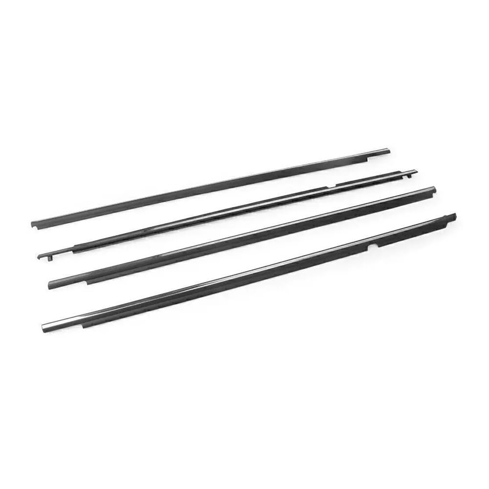 Syxlsjw Chrome Sealing Strip For Toyota For Corolla 2009-2012 4Pcs/Set Car Outer Windows Rubber Weatherstrip Seal Belt Exterior Moulding Trim(Chrome)