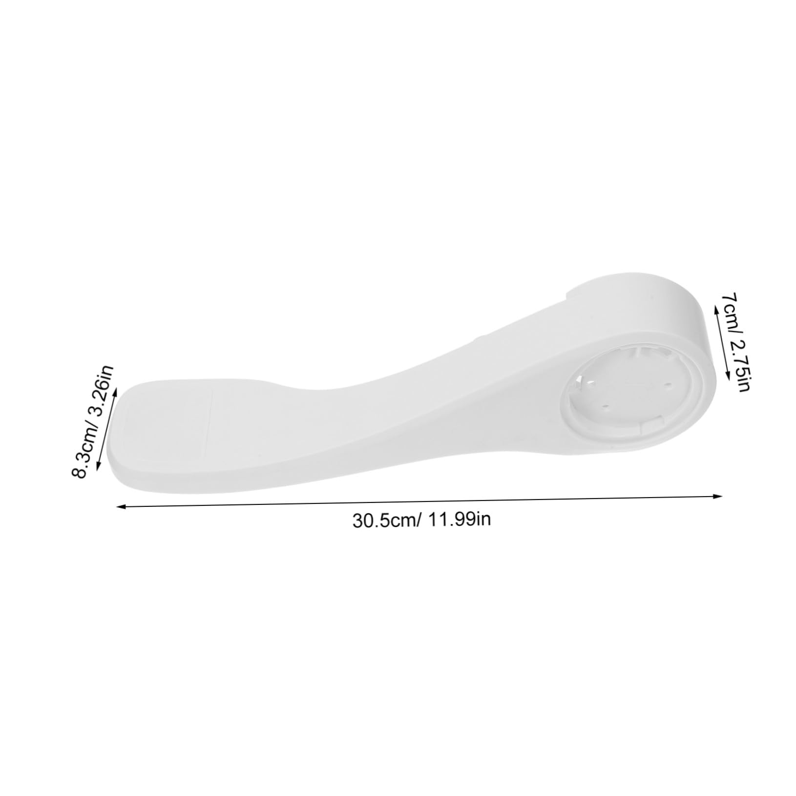 Pedale per Wc Camper Abs Bianco Ricambio per Scarico | Rvs e Camper, Layout Bagno Compatto, Parte di Sostituzione per Manutenzione Impianto