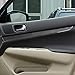NVCNX Real Carbon Fiber Front Rear Door Inner Panel Decal Strip Cover Trim Soft Sticker Car Interior Accessories for Infiniti G37 2008-2013, for G35 2007-2008, for G25 2011-2012 Sedan 8PCs Black B