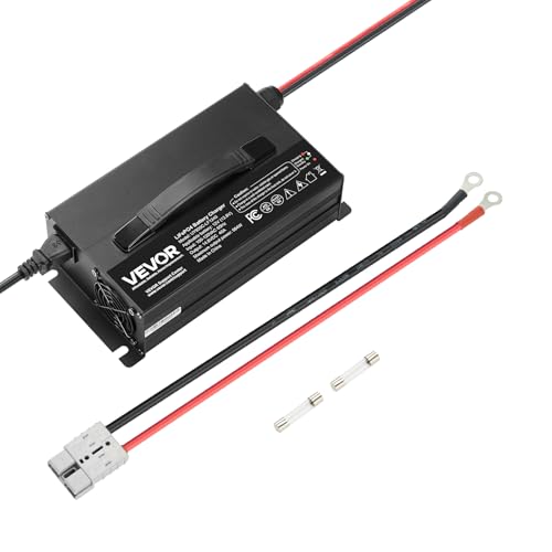 VEVOR 12V 40A Lithium Battery Charger with LED