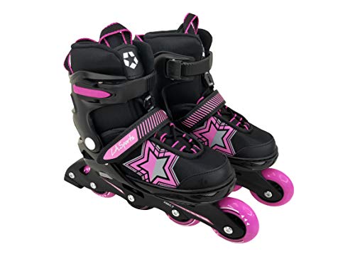 Inliner Skate Soft Kinder Jugend Damen Größenverstellung 5 Größen verstellbar