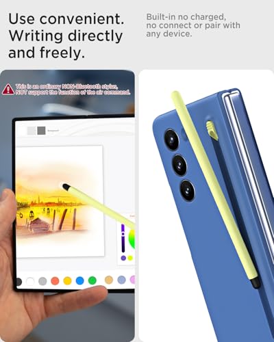 Funda para Samsung Galaxy Z Fold 7 con lápiz y protector de pantalla táctil compatible carga 4
