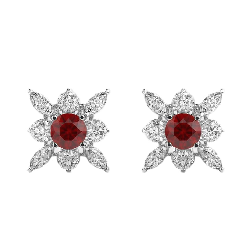 Clous d'oreilles flammes ardentes en argent pour sublimer vos soirées