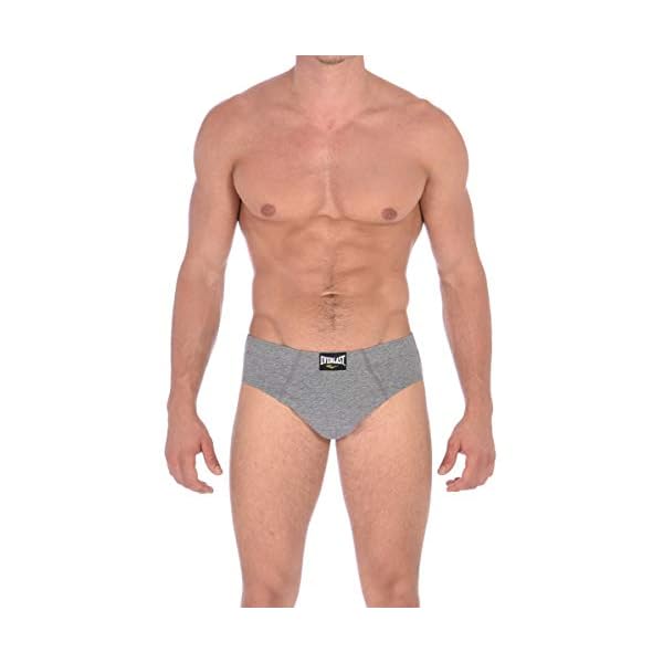Everlast mens Sports - 6 Pack Briefs, Black/Grey Combo, Medium US - Image 5