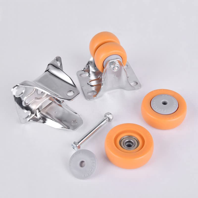 Roues industrielles nylon double roulement pour établi mobile M12 - 7