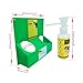 Akoleyer Eye Wash Station Portable Emergency Eye Wash Kit, OSHA Approved Wall Mounted Eyewash Station with 2×16.09oz Bottles, with Mirror & Emergency Sign, Safety Material, No Solution