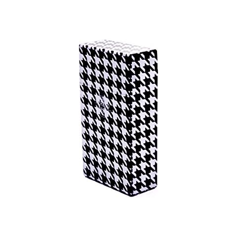 Cigarette Case for Long Cigarettes Women 100 mm Tin Cigarette Plastic Box Plastic Snake 100 mm Kingsize Black and White Pattern Cig Cover