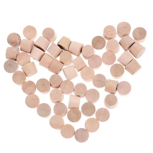 MILISTEN 100 Piezas Corcho Departamento Aumento fardos Fuerza Tacos para Pared de ladrillo Bosque Tapones de Madera Tapones para Agujeros de Tornillos tapón de Agujero Tapones para Muebles