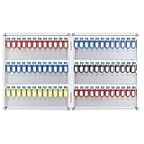 Schlüsselbox zur Wandmontage mit Schloss und Beschriftung für sicheres Schlüsselmanagement in Immobilien- und Automobilhändlern und nized Solution