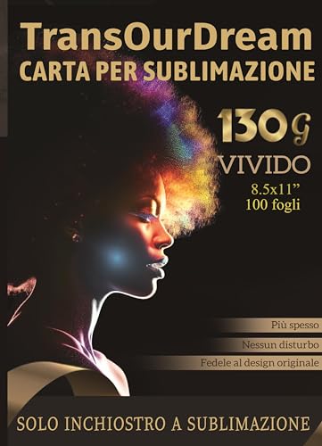 🌵Promuovi la tua attività🌵Cerchi la carta per sublimazione perfetta che porterà la tua attività al livello successivo? Non cercare oltre, Tru-subli Vivid. Il motivo trasferito ha una maggiore precisione del colore e fedeltà al design originale. La carta per sublimazione da 130 g rende il tuo lavoro più efficiente e porterai a termine il lavoro nel tempo di una tazza di caffè.