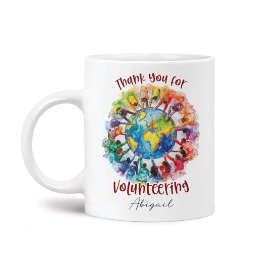 Custom Volunteer Appreciation White Mug