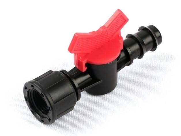 30pcs 1/2 "a 20mm connettore femmina adattatore spinato tubo di irrigazione sistema di gocciolamento raccordi valvola a sfera filettata