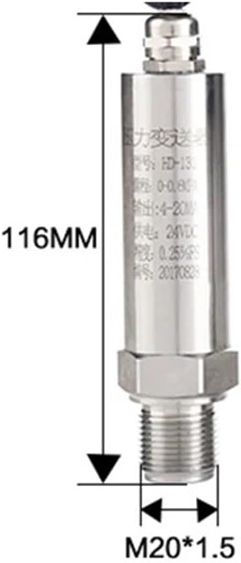 0-10V DC24V Waterproof Pressure Transmitter Sensor 60 MPa 16bar 200bar G1/4 Thread, Sensor(0-1bar)