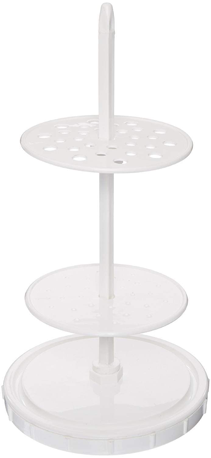 PP Vertical Pipette Stand Heavy Base Holds 28 Pipettes | Chemical Resistant PP, Drains & Dries Naturally, Lab Grade Polypropylene, Stable Heavy Base, Fits Glass & Plastic-image-40