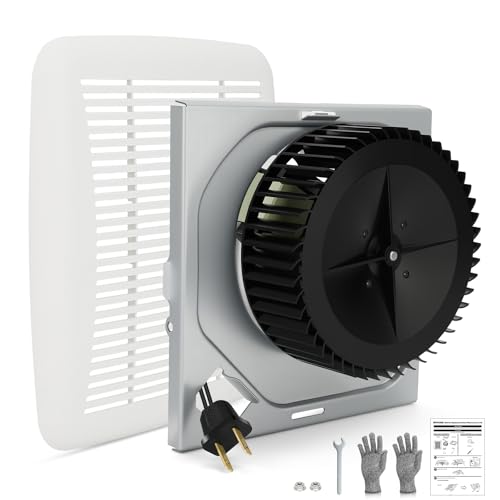 Upgraded 696N-R02 B Unit Bathroom Exhaust Fan and Cover Kit 70 CFM 3.0 Sone Quiet Bathroom Ceiling Fan Fit 663-G/J/H 670-G/J/H 671-G/J/H 688-G/J/H/K 689-G/J/K S97012026 Bathroom Vent Fan