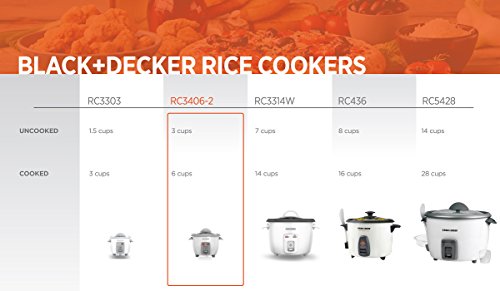 black and decker 6 cup rice cooker