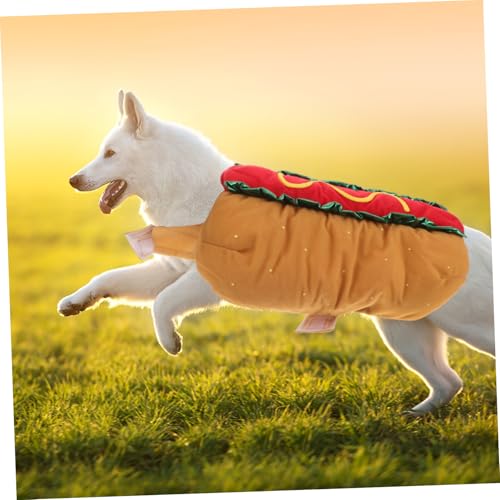 Disfraz para perros y gatos Hot Dog tamaño M miniatura 5