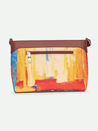 Image of ZOUK Harmony Sling Bag | Crossbody Bags for Women | Women's Handbags | Stylish | Vegan Leather Evening Bag | Travel & Office Use | Purse and Wallet