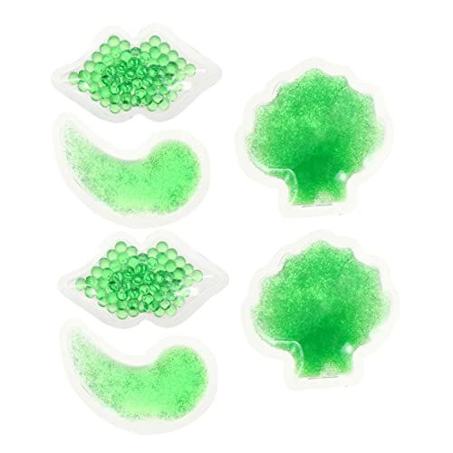IWOWHERO Pack de 6 Gels Réutilisables Chaud-Froid pour Yeux et Compresse Gel pour Soin Peau Soulagement Soins Esthétiques