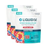 Liquid I.V. Sugar Free Hydration Electrolytes, Ring Pop, 42 Count