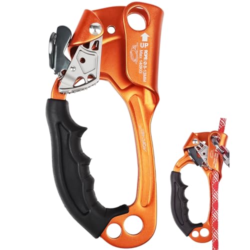 UIAA & CE Certified Rope Ascender Rock Climbing Gear Rappelling Equipment