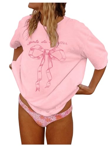 SOLY HUX Women's Graphic Tees Cute Print Short Sleeve Tee Preppy