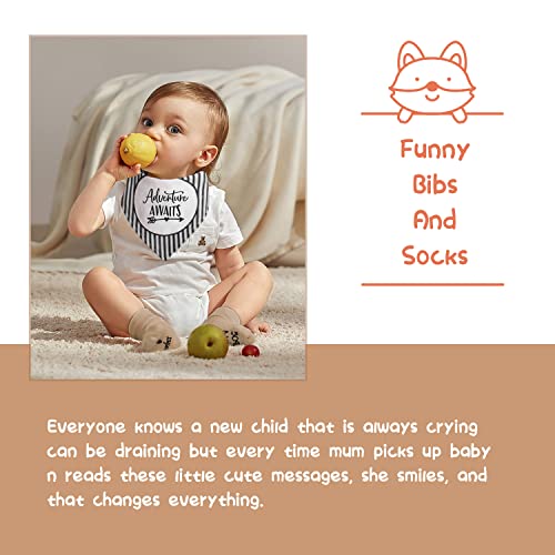 Baby-Shower-Gifts-New-Born-Baby-Gifts-for-Girls-Boys-Unique-Baby-Gifts-Basket-Essential-Stuff-Baby-Lovey-Blanket-Newborn-Bibs-Socks-Wooden-Rattle-Greeting-Card-Newborn-Baby-Gift-Set