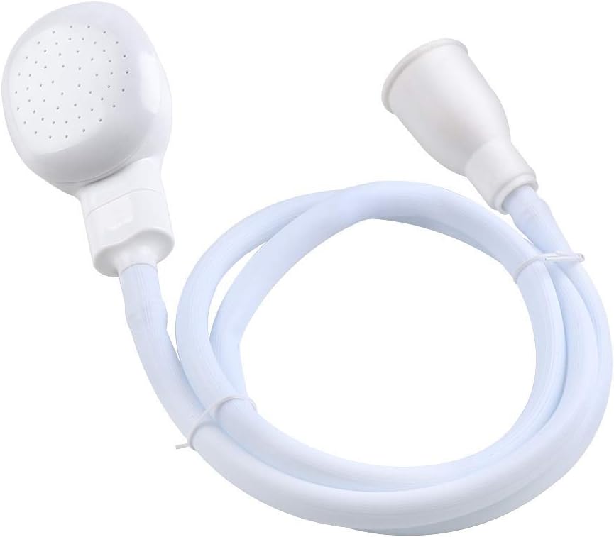 Pet Faucet Sprayer,Sink Spray Hose Portable Shampoo Sprayer,Shower Head with Slip On Spout Bath and Shampoo Spray,Faucet to Shower Converter,Dog Shower Pet Bath Handheld Showerhead,White
