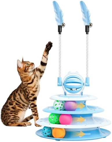Catstages Tower of Tracks Cat Toy — alternate angle