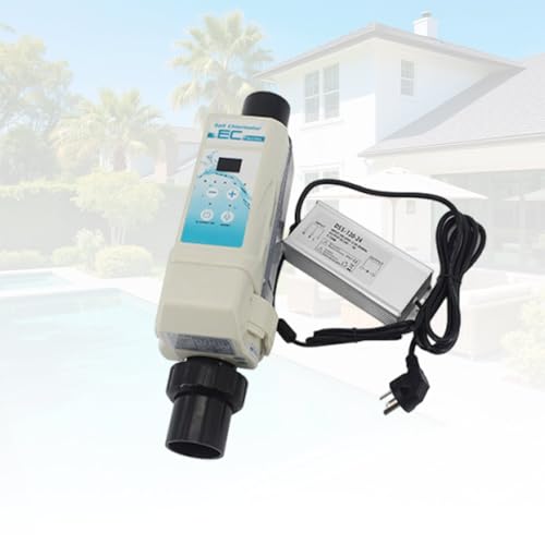 Electrolizador De Cloro Salino para Piscinas Enterradas con Clorador Inteligente Y Generador De Cloro para SPA Y Jacuzzis，8/12/16/20 g/h(16000 gallons)