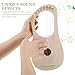 Yardwe String Lyre Harp Kit Diy Wooden Harp for Adults Boys and Girls Unfinished Craft Project Handmade Instrument