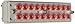 SMC KDM20-01 Blue PBT Push-To-Connect Tube Fitting, Rectangular Multi-Connector, 20 Stations, 1/4" Tube OD