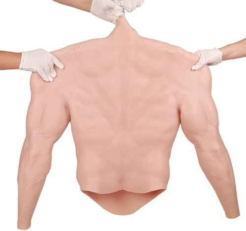 Amazon.co.jp: Kinnikusutu Silicone Muscle Suit with Zipper, Fake