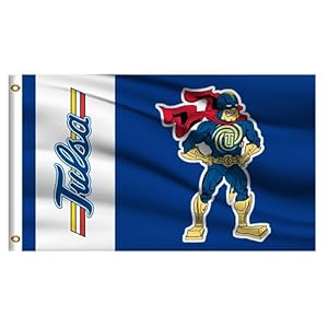Tulsa Golden Hurricanes College Flag Outdoor,Outside 3×5 Banner, Double Sided