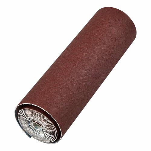 SEIWEI 600 Grit Sandpaper Roll, 1 Meter x 100mm Emery Cloth Roll, Continuous Abrasive Wet Dry Sanding Roll for Wood Furniture, Metal Polishing, Automotive Finishing, Flexible & Durable