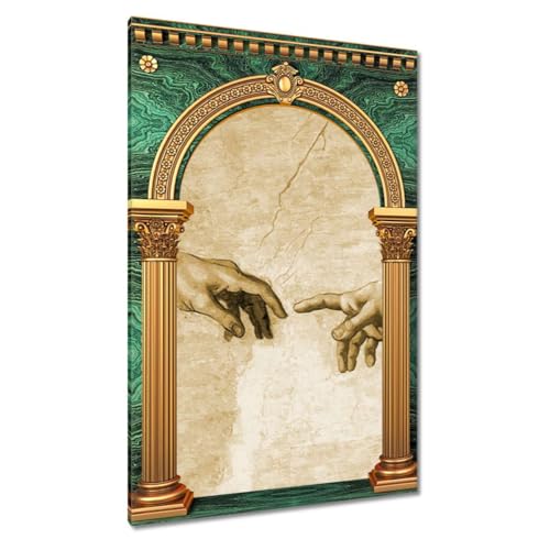 Création d'Adam Sépia tableau sur toile 80x120cm une décoration murale poétique pleine d'histoire