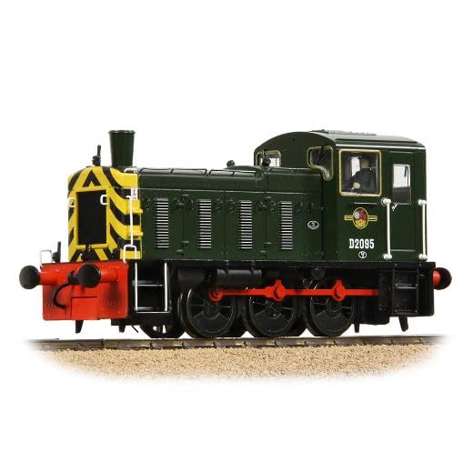 Bachmann31-364A Class 03 D2095 BR Green Wasp Stripes OO Gauge