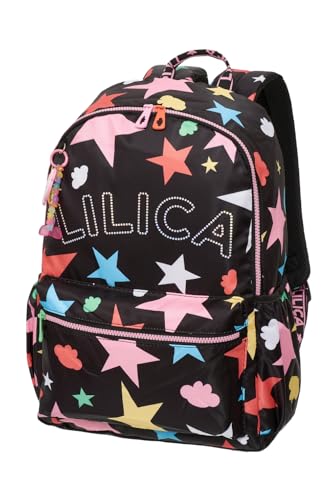 Mochila De Costa Lilica Ripilica Lovit Prisma Pacific Preto