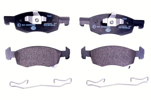 Plaquettes de frein HELLA avec témoin d'usure T2449 pour freiner en Opel et Vauxhall