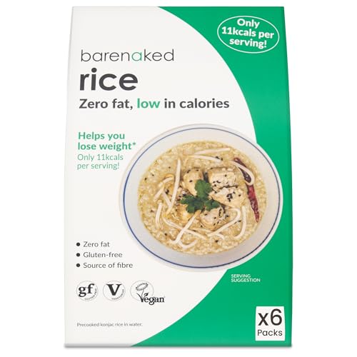Barenaked Konjac Rice, 6 x 380g multipack
